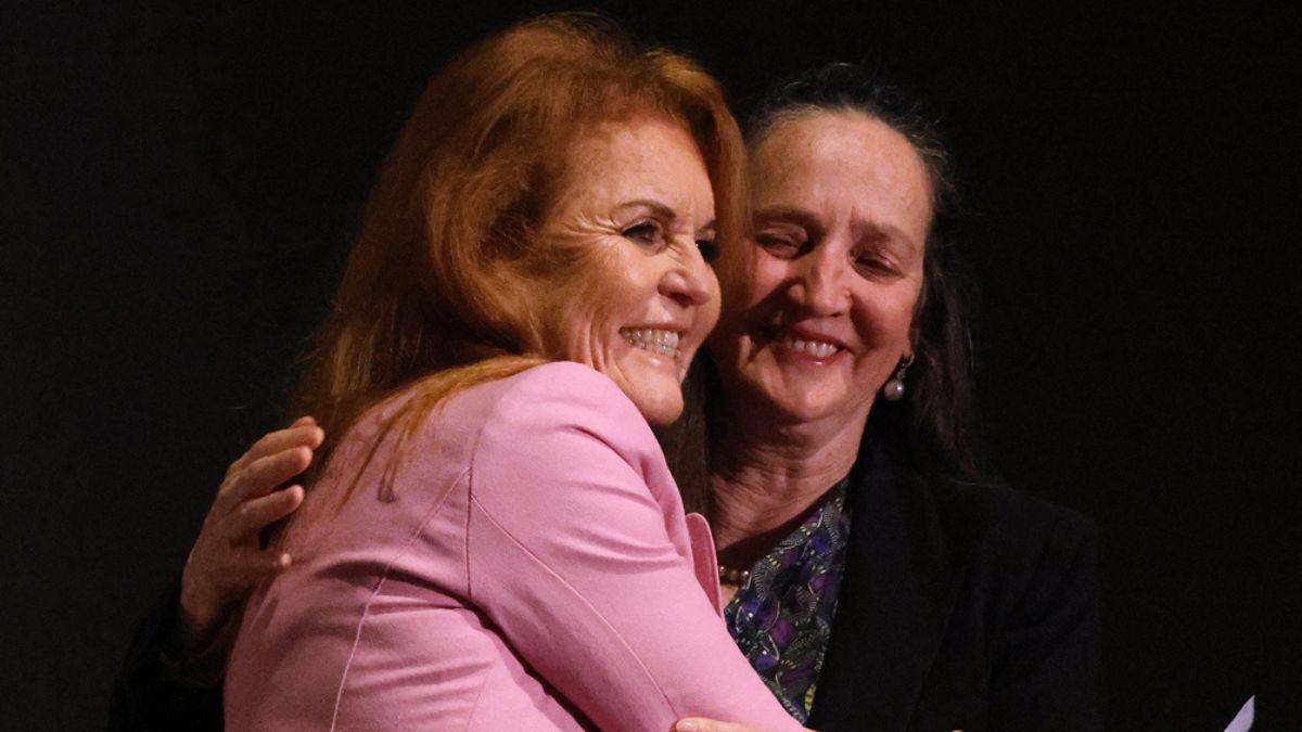 Photo of Sarah Ferguson and Jane Ferguson Luedecke