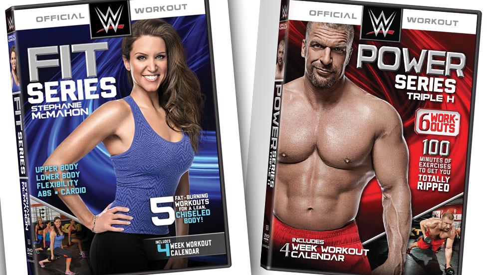 WWE - Triple H and Stephanie McMahon on the set of a Muscle & Fitness photo  shoot! More Pics