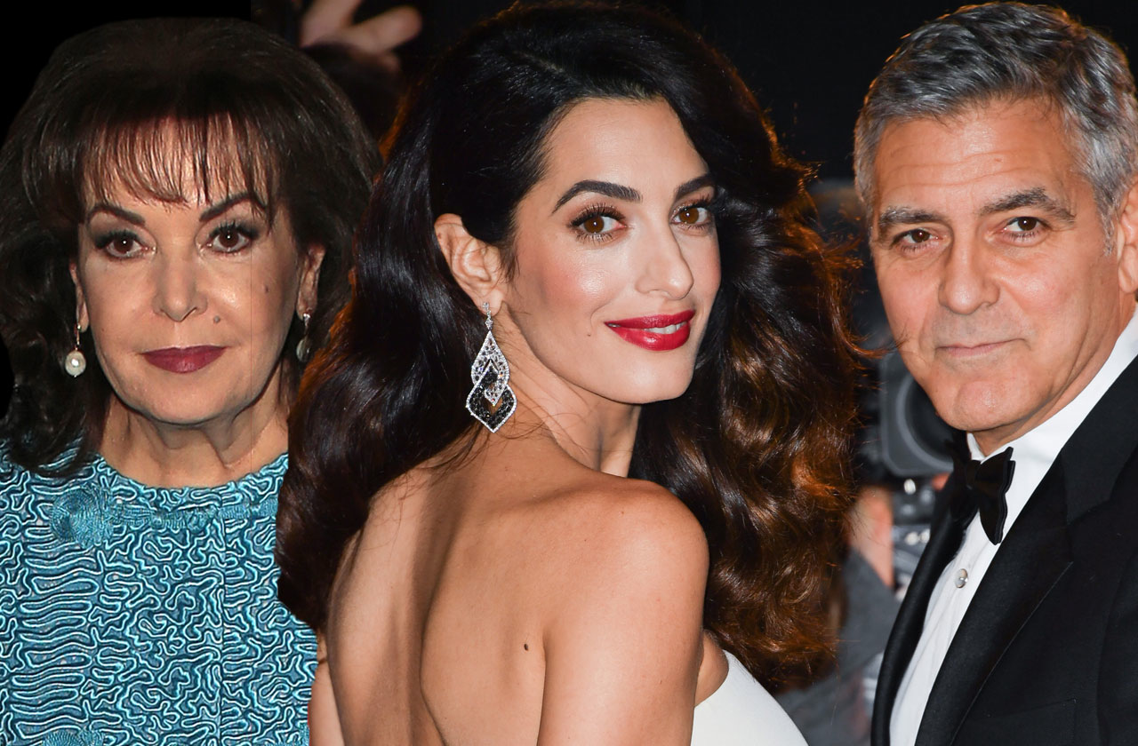 //george amal clooney mom giddy grandkids pp