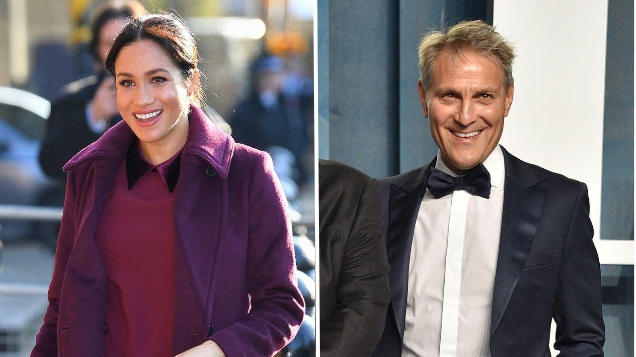 Split photos of Meghan Markle and Ari Emanuel