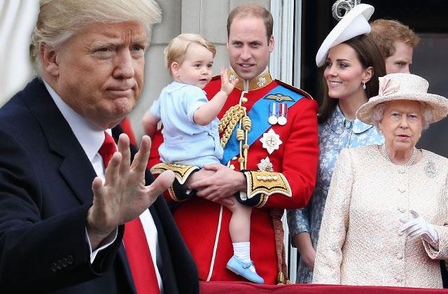 President Donald Trump Give Cowboy Saddles Kate Middleton Kids George Charlotte