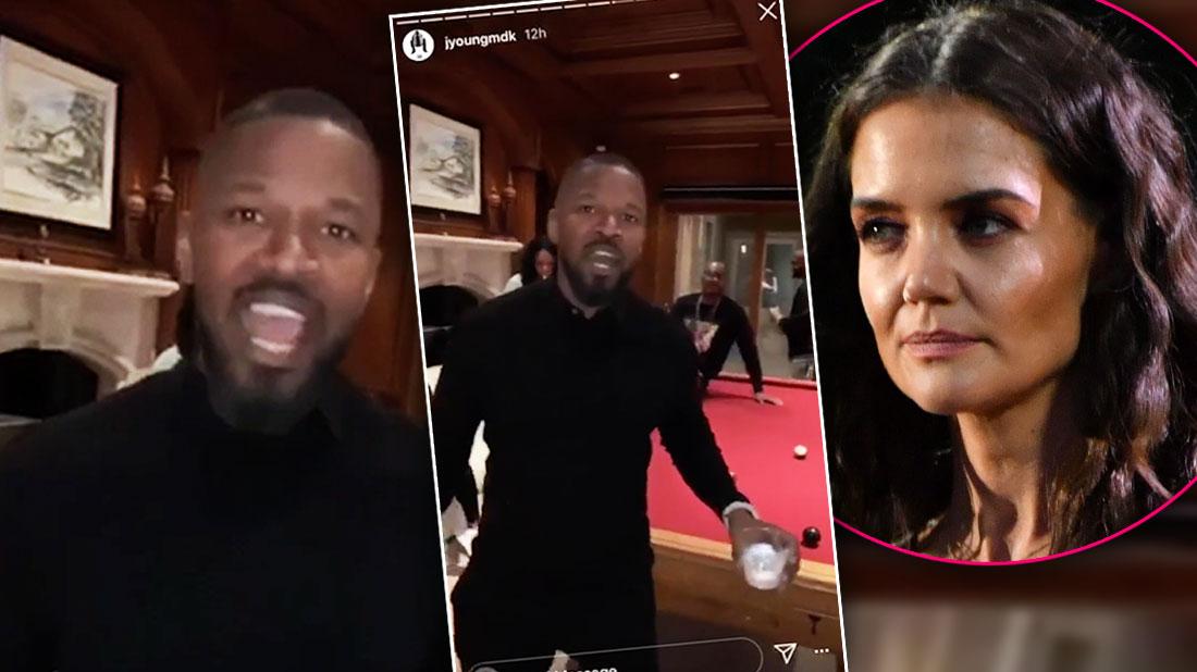 jamie foxx throws party in mansion after katie holmes split pp