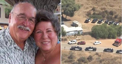 Composite Photo Missing Couple Menards KTLA5 Aerial Footage