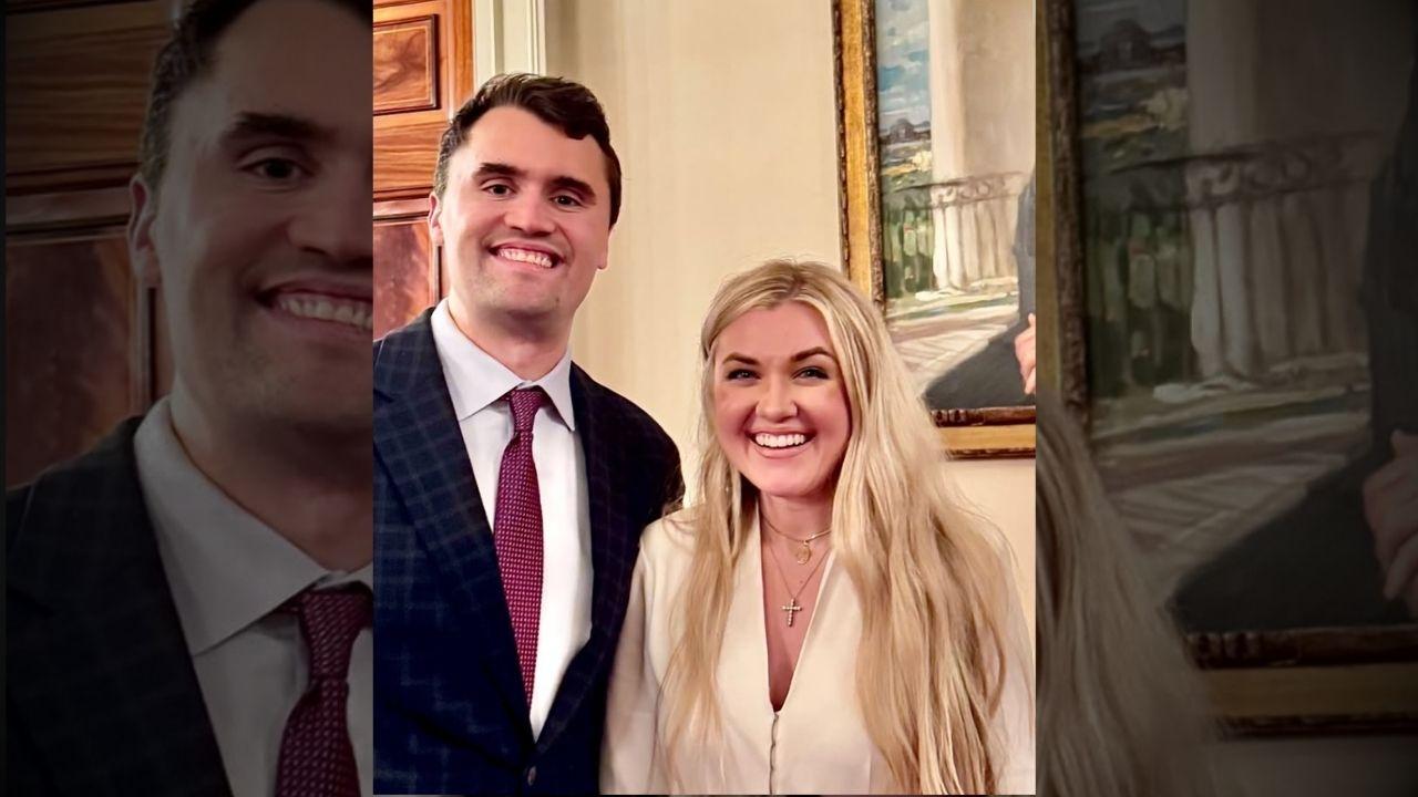 Photo of Erika and Charlie Kirk