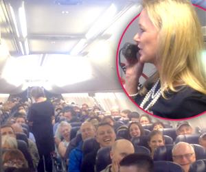 //southwest airlines flight attendant mary cobb funny tall
