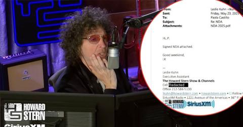 howard stern, legal documents