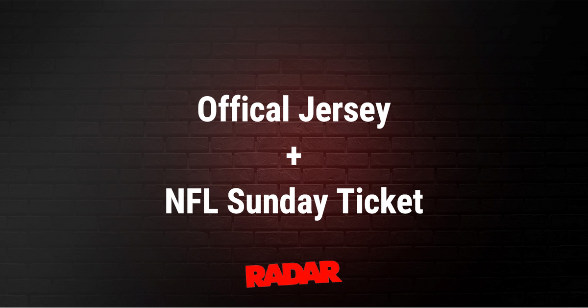 Get an Offical Jersey and 100 NFL Sunday Ticket Discount for 55