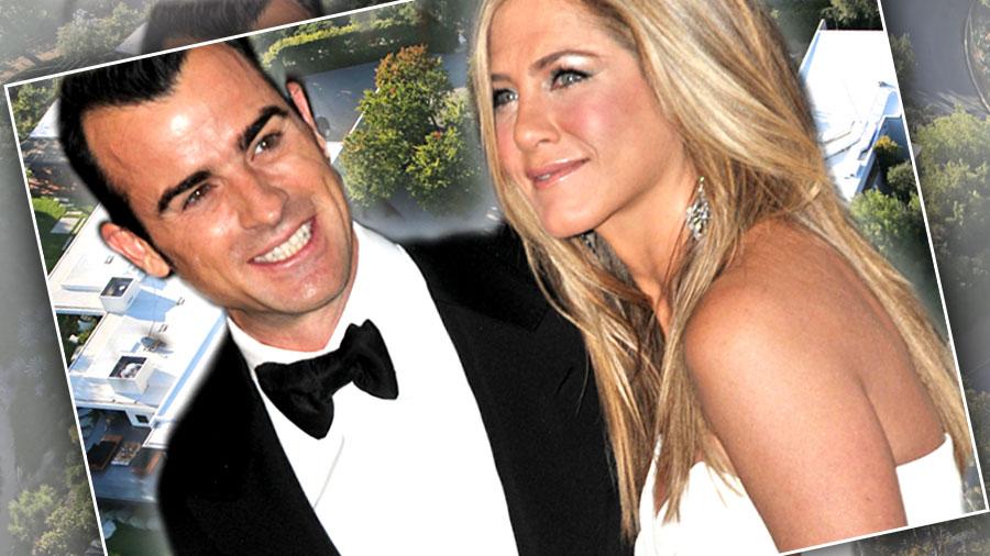 //jennifer aniston justin theroux wedding photos pp