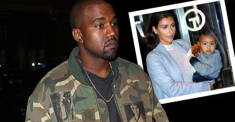 Kanye West Chooses Kim Kardashian And North West’s Outfits