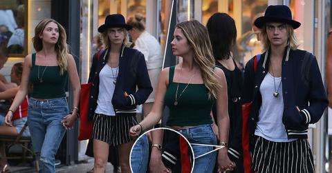 ara Delevingne & Ashley Benson Hold Hands In St Tropez
