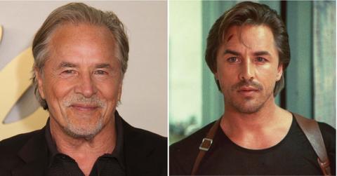 Split photo of Don Johnson