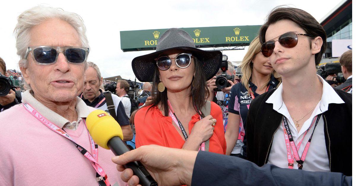 Photo of Michael Douglas, Catherine Zeta-Jones and son Dylan