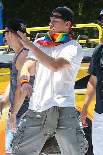 Channing Tatum Dances On 'Magic Mike XXL' Float At L.A. Gay Pride
