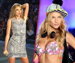 //taylor swift jessica hart never be victoria secret model tall