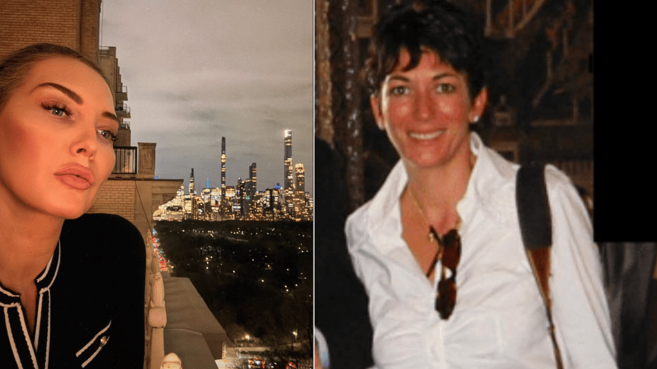 Photo of Lara Blume McGee; Ghislaine Maxwell