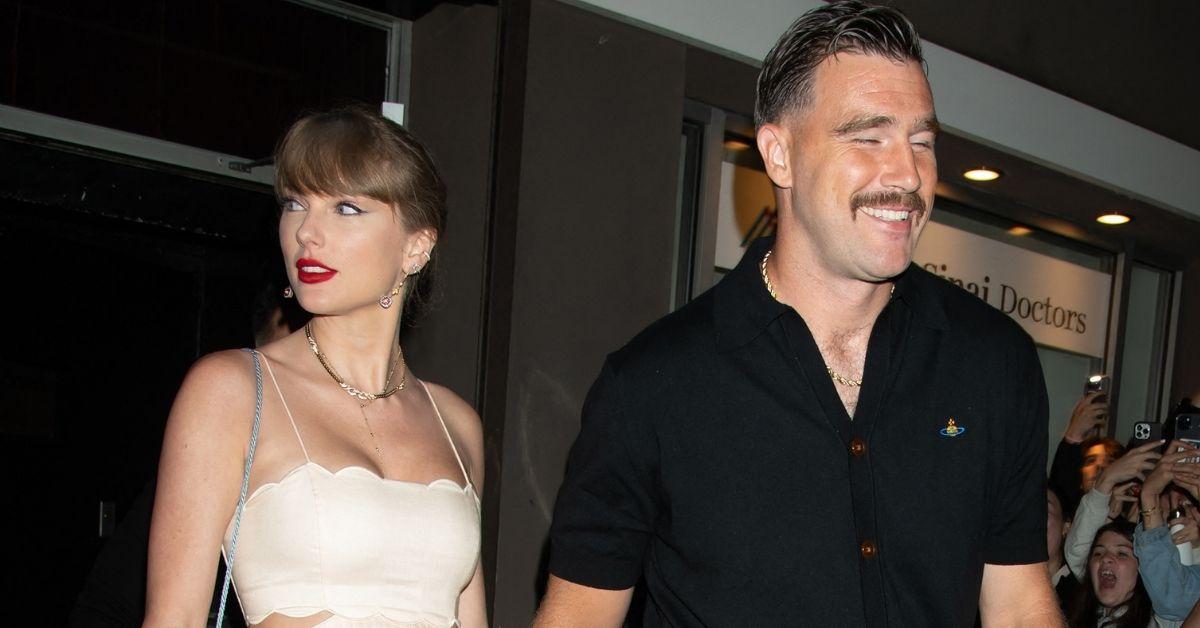 picture of Travis Kelce and Taylor Swift