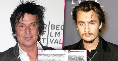 //Tommy Lee Son Brandon Threatening Post PP