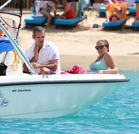 Frisky In The Water! See 12 Photos Of Katie Couric Flaunting Her Beach