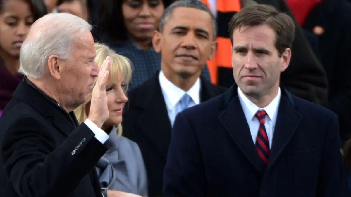 Beau, Jill and Joe Biden