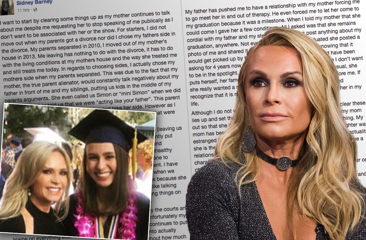 RHOC's Tamra Judge talks about estranged daughter Sidney