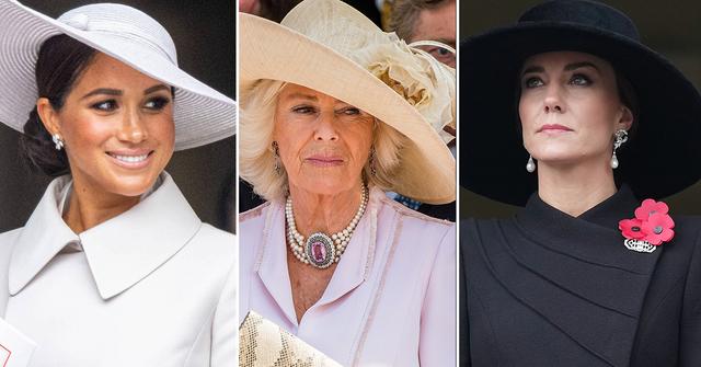 camilla kate middleton feud revenge meghan markle baby brain