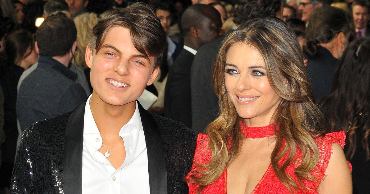 Elizabeth Hurley Reveals She Doesn't Regret Taking Eight Years off to Raise  Son Damian