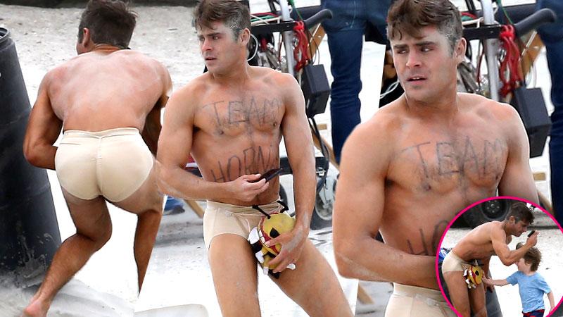 Zac S Got Back Efron Bears Nearly Naked Physique On The Set Of His New Film Sizzling Photos