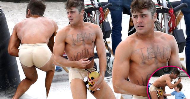 //zac efron nake set bad grandpa pp