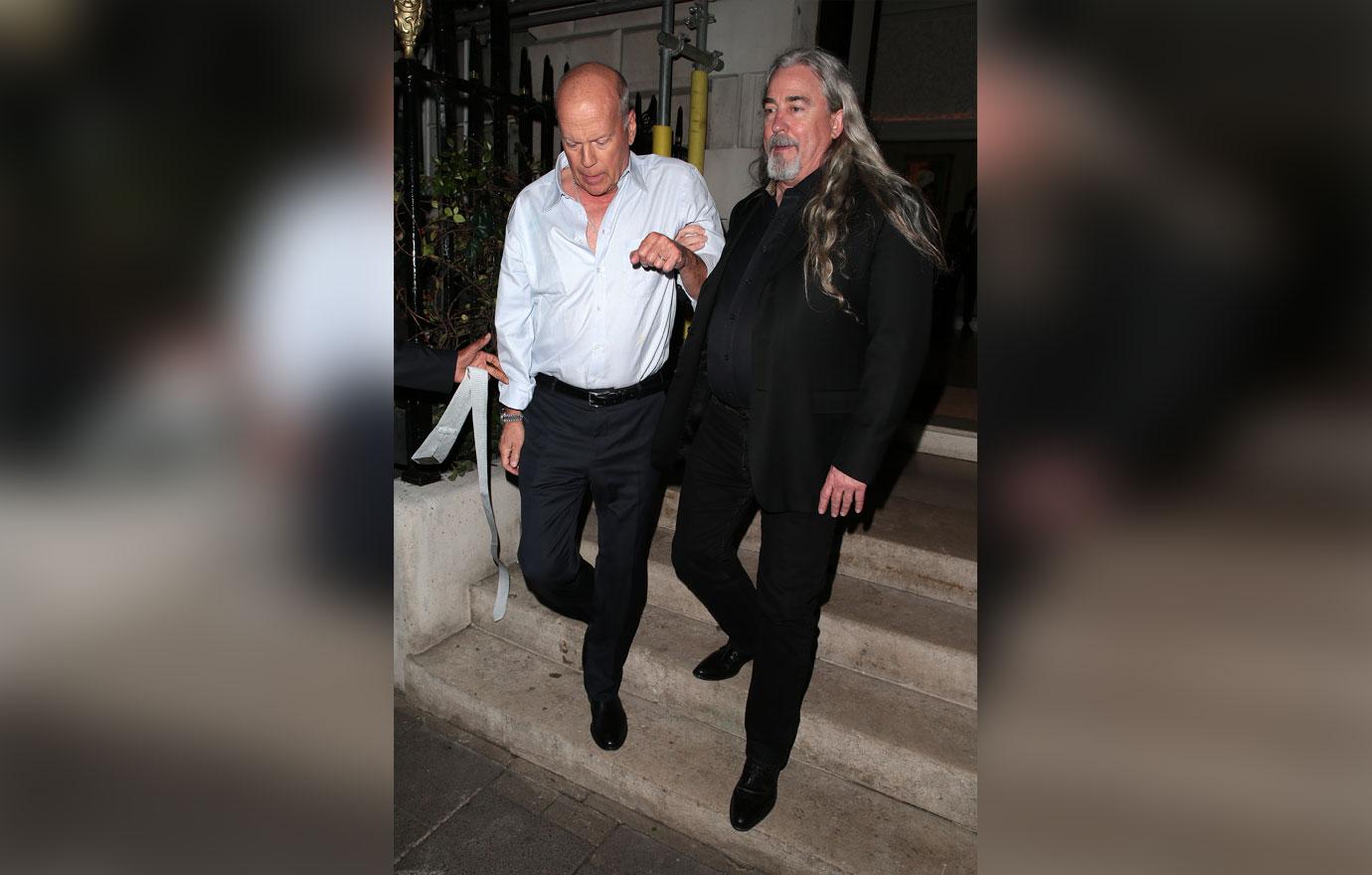 Bruce Willis Drunk Leaving Club Party