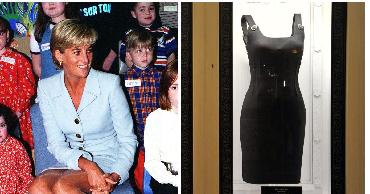 Photo of Princess Diana and her Dior black dress