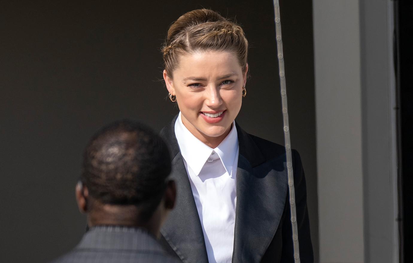 amber heard on the stand this morning