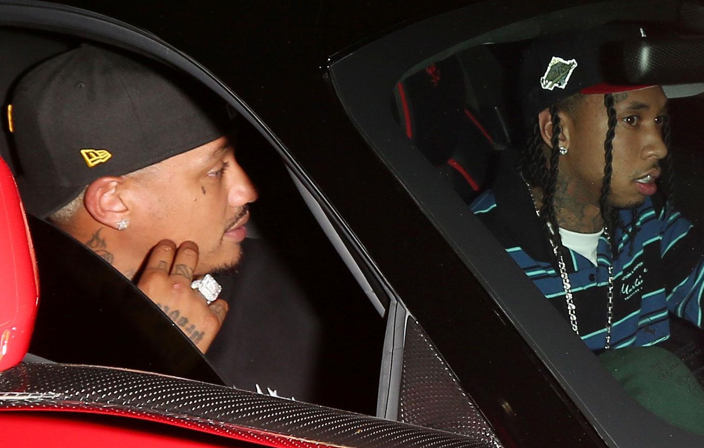 Kylie Jenner Parties With Ex Tyga After Travis Split