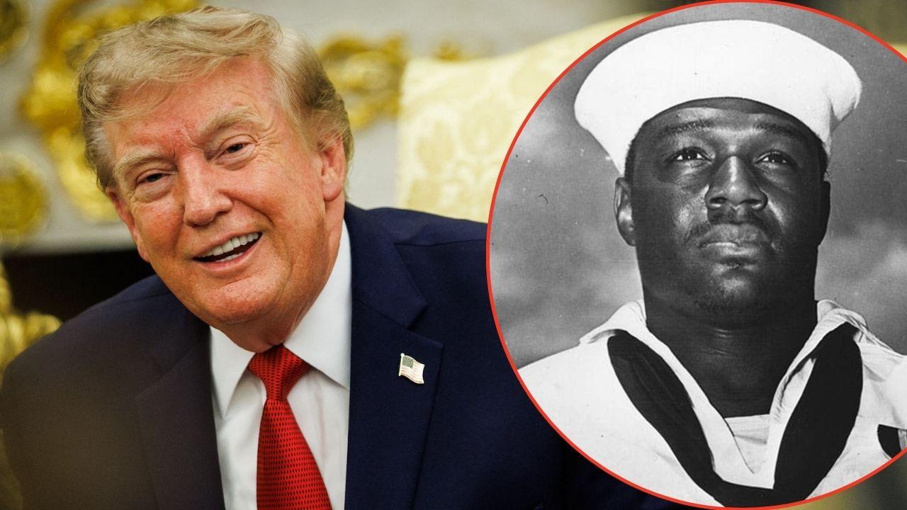 Photo of Donald Trump, Doris Miller