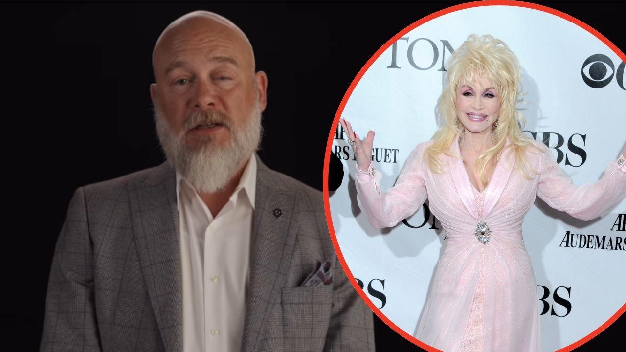 Split photo Bryan Seaver and Dolly Parton