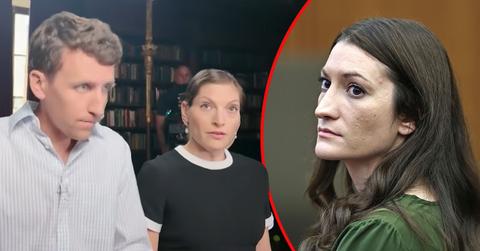 Rachel Danis makes a surprise appearance next to her husband Patrick Clancy to discuss the aftermath of the Lindsay Clancy mistrial.