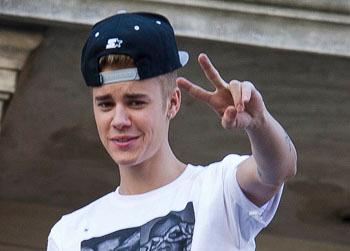 Justin Bieber partying