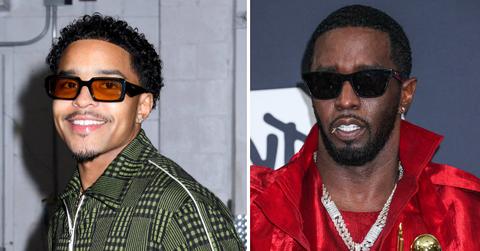 Split photo of Justin Combs, Sean 'Diddy' Combs