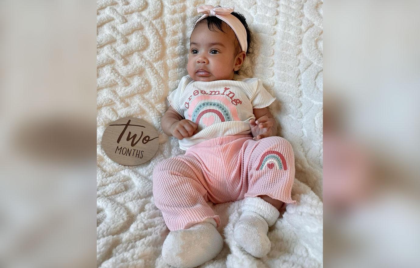 chris brown alleged baby mama diamond two months child