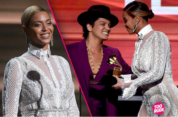 Beyonce Suffers Embarrassing Wardrobe Malfunction ON STAGE At Grammy Awards