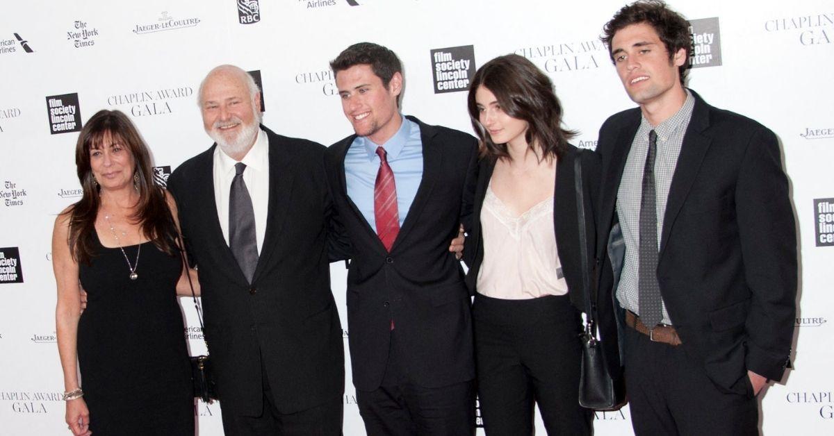 picture of Michele Singer, Rob Reiner, Jake Reiner, Romy Reiner and Nick Reiner