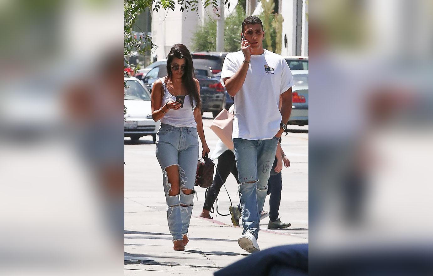 //kourtney kardashian younes bendjima lunch date