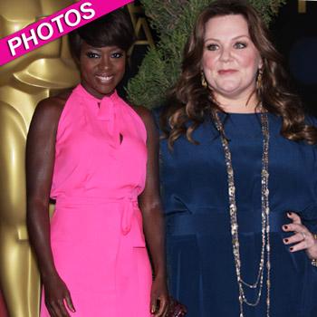 //viola davis melissa mccarthy oscars nominations lunch splash