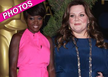 //viola davis melissa mccarthy oscars nominations lunch splash