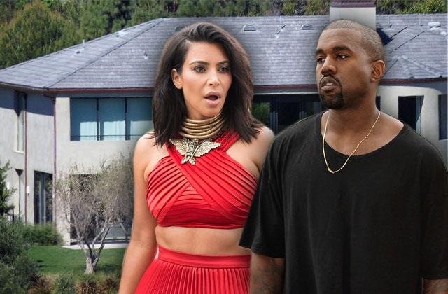 Kim Kardashian Kanye West Divorce Bel Air Mansion Security