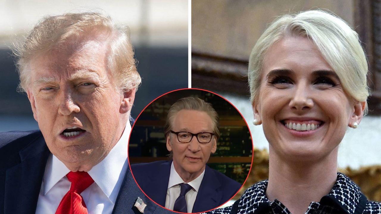 Photo of Donald Trump, Natalie Harp and Bill Maher