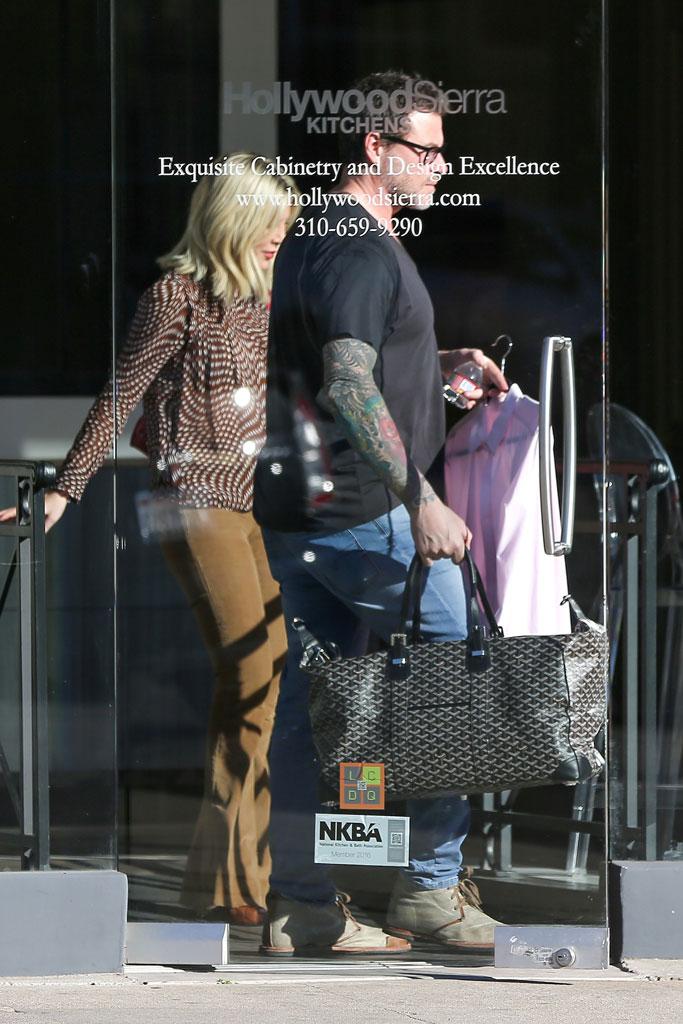 Tori Spelling Broke Dean McDermott Goyard Luggage