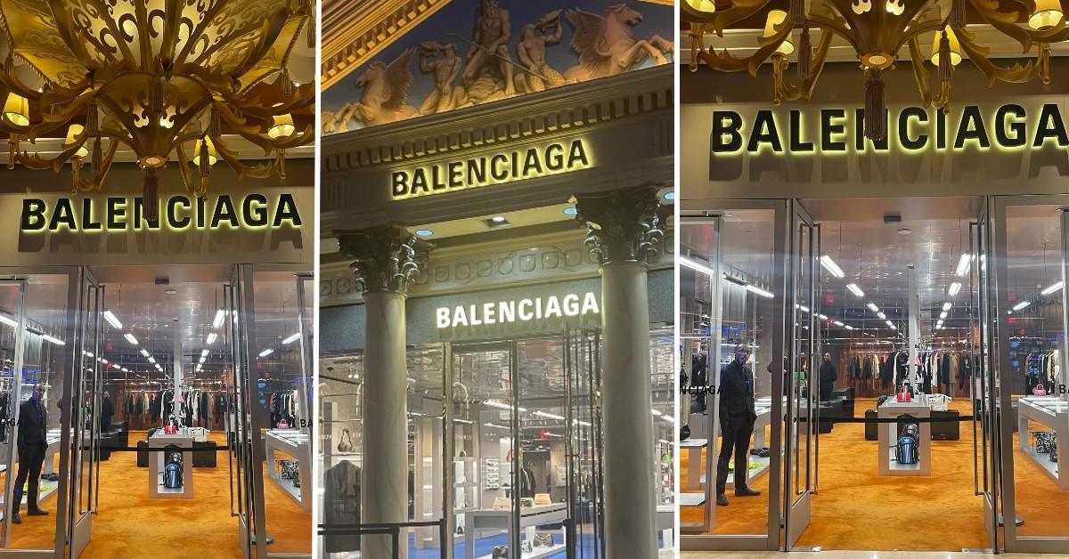 Balenciaga Vegas Stores Completely EMPTY As Customers Turn On Fashion Brand