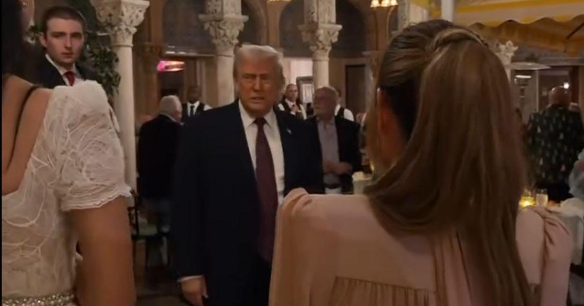 photo of barron trump and donald