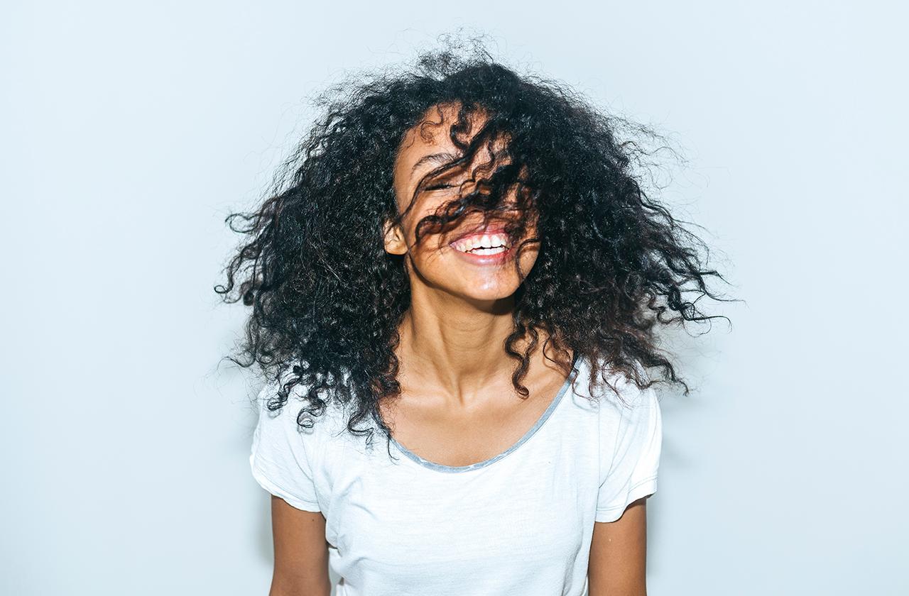 Woman Tossing Hair