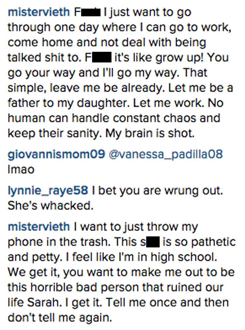 Tamra Judge Son Ryan Vieth Fight Baby Mama